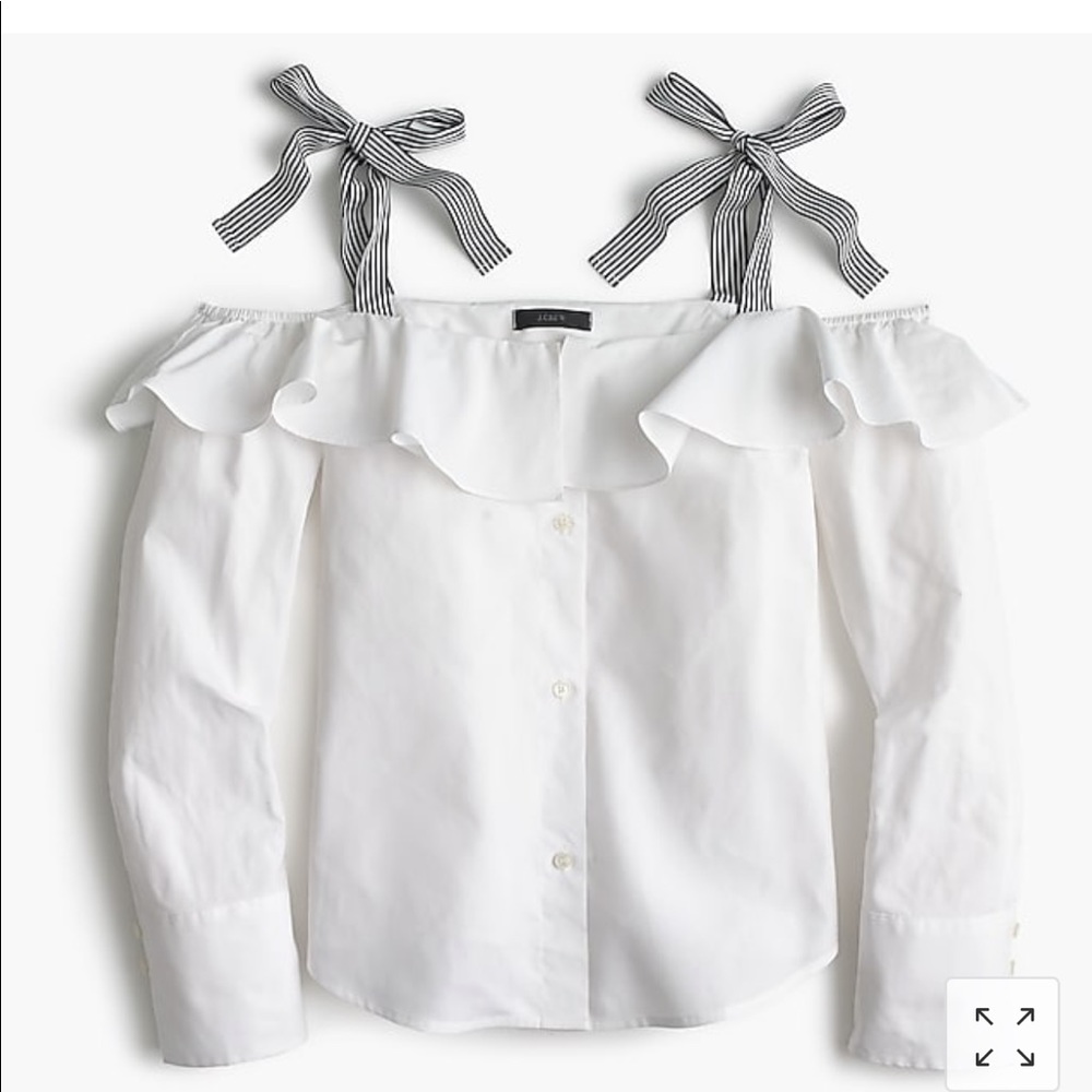 🆕J.Crew Cold Shoulder Top